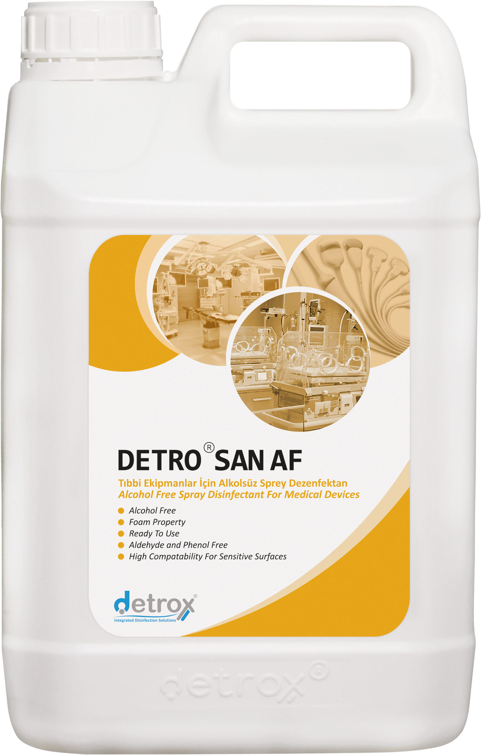 Detrosan AF 5L - Bezalkoholowy preparat do dezynfekcji wyrobów medycznych x 1 szt