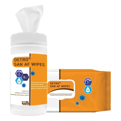 Detrosan AF Wipes - Bezalkoholowe chusteczki do dezynfekcji powierzchni wyrobów medycznych (TUBA) x 100 szt