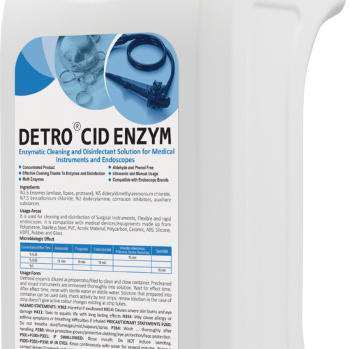 Detrocid Enzym 2L - Enzymatyczny preparat myjąco-dezynfekujący do endoskopów i narzędzi medycznych x 1 szt