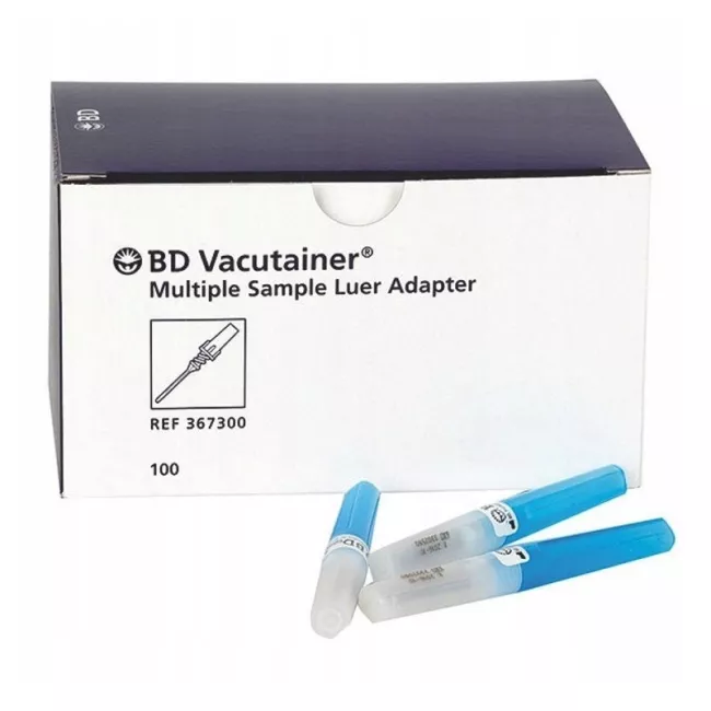 Adapter typu luer z zaworkiem Vacutainer x 100 szt