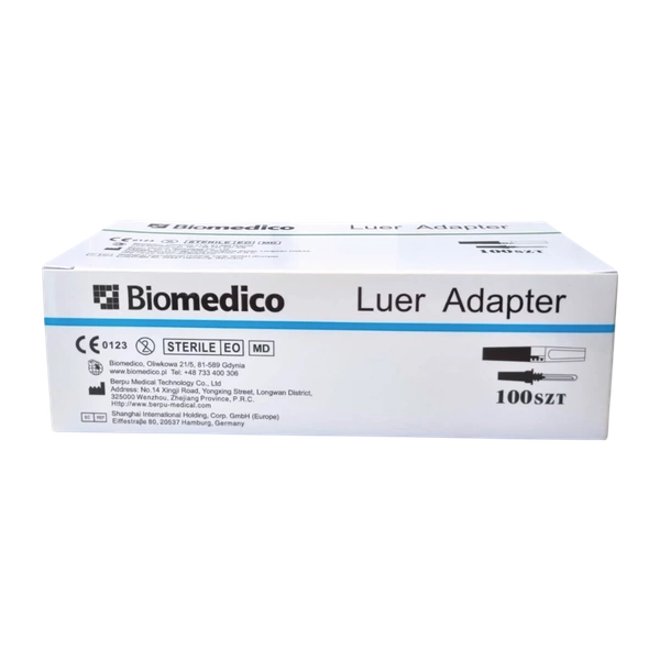 Adapter typu luer z zaworkiem Vacutainer x 100 szt