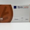 Abena 100szt M Rękawice zabiegowe lateksowe pudrowane, teksturowane