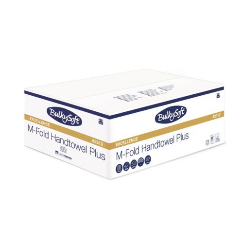 Ręcznik składany BIAŁY ZZ  BulkySoft Premium typu M-Fold ULTRA 2w., celuloza op. 3125 szt