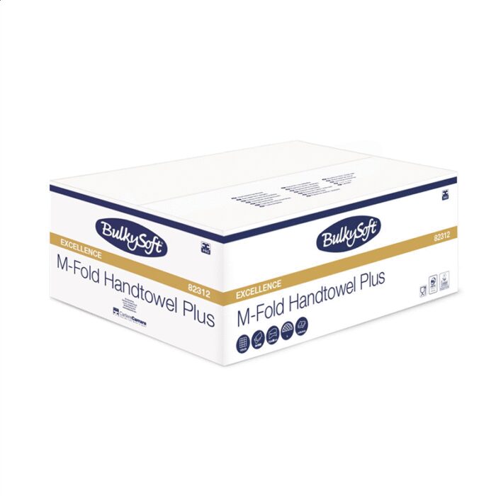 Ręcznik składany BIAŁY ZZ  BulkySoft Premium typu M-Fold ULTRA 2w., celuloza op. 3125 szt
