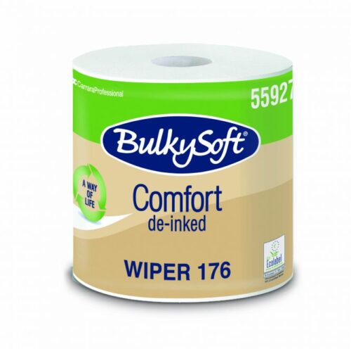 Czyściwo BulkySoft Comfort EKO, 2 war., dł. 175 m, 800 odcinków,  2 rolki
