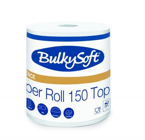56460 1 Czyściwo papierowe BulkySoft Excellence biały 3w 150m op. 2 rolki