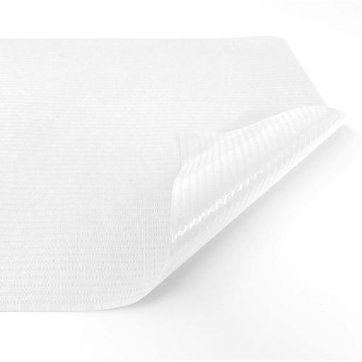 Jednorazowy hig. podkład ochronny 70 cm x 50 m biały rolka Practical + /bibuła+folia/ perf. 50cm