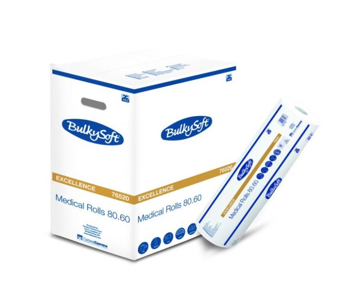 Podkład celulozowy 2 warstwowy medyczny Premium 60 cm x 80 m BulkySoft x 1 szt