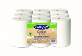 Ręcznik w roli BulkySoft Comfort EKO, CENTRALNE DOZOWANIE 2w dł. 60m opakowanie 9 rolek
