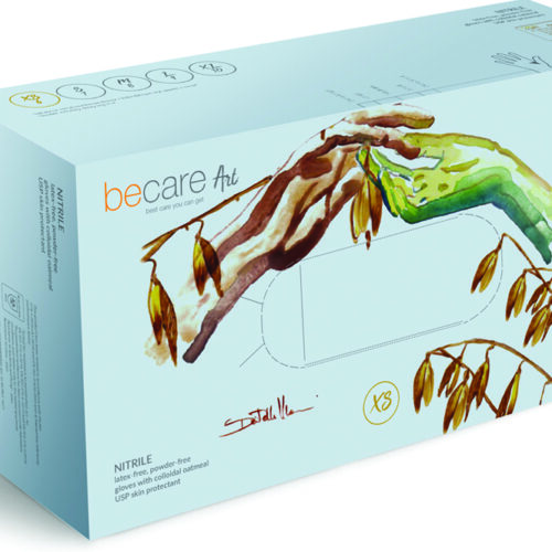 BECARE ART XL 180szt REKAWICE ZABIEGOWE NITRYLOWE XL BECARE ART OP.180 szt