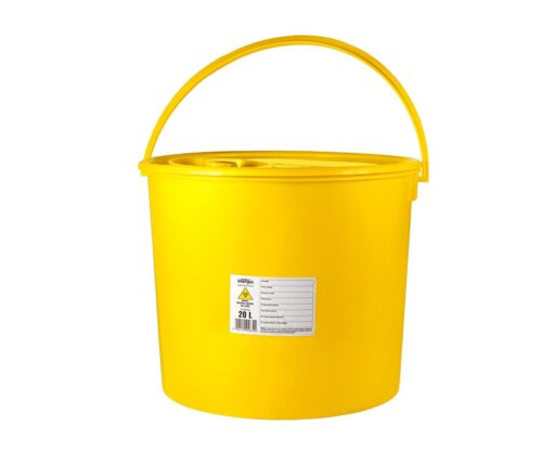 Pojemnik na odpady medyczne poj. 20 l żółty x 1 szt