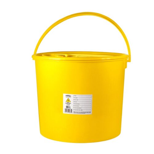 Pojemnik na odpady medyczne poj. 20 l żółty x 1 szt