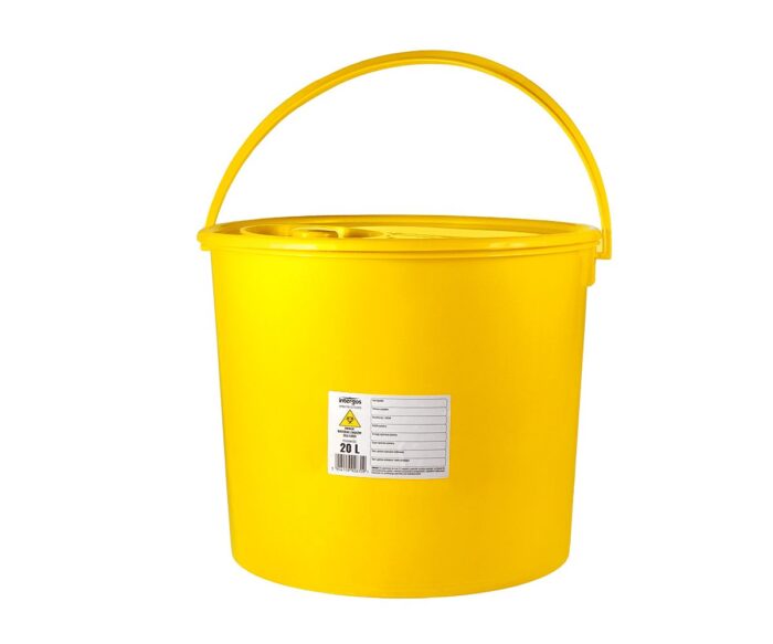 Pojemnik na odpady medyczne poj. 20 l żółty x 1 szt