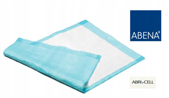 Podkład chłonny 60 cm x 60 cm , 6 warstw. op. 25.szt. Abri Cell ( chłonność 450 ml )