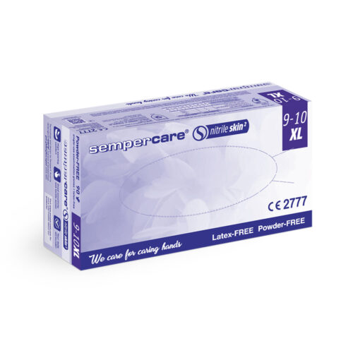 Sempercare Nitrile Skin 2 XL - 180szt Rękawice nitrylowe bezpudrowe op. 180 szt