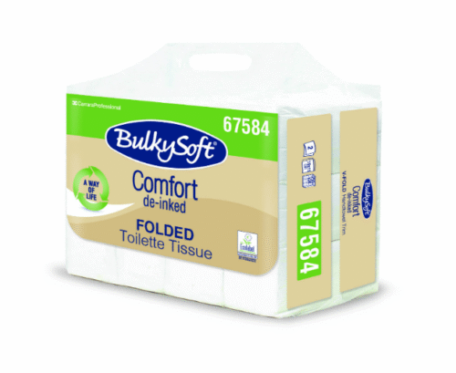Papier toaletowy BulkySoft Comfort EKO w składce 11x19 cm, 6000 szt.