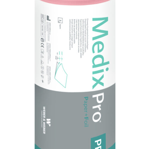 Jednorazowy hig. podkład ginekologiczny 33 x 48 cm MedixPro różowy opak. 80 szt