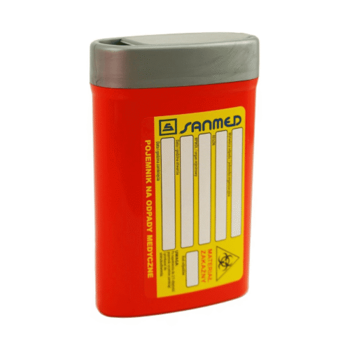 Pojemnik na odpady medyczne poj. 0,2 l SANBOX x 1 szt