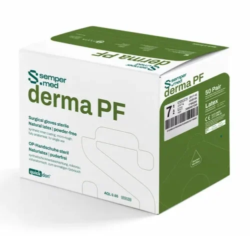 Rękawice chirurgiczne sterylne bezpudrowe Sempermed DERMA PF 9,0 x 1 para