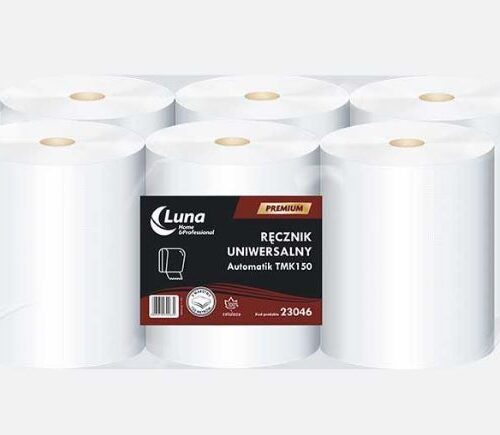 Ręcznik Automatik a'6 TMK150,  wysokość 20,7 cm, celuloza 2w 150m  op. 6 rolek