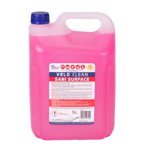 VELO CLEAN SANI SURFACE 5l – koncentrat do mycia pielęgnacji wszystkich powierzchni i sprzętów sanitarnych x 1 szt