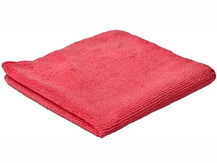 Ściereczka z mikrofazy czerwona 40x40 220 g op. 5 szt