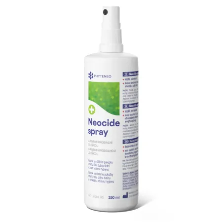 Neocide Spray 250 ml roztwór do skory, błon śluzowych i jamy ustnej zawiera oktenidynę i fenoksyetanol /1szt