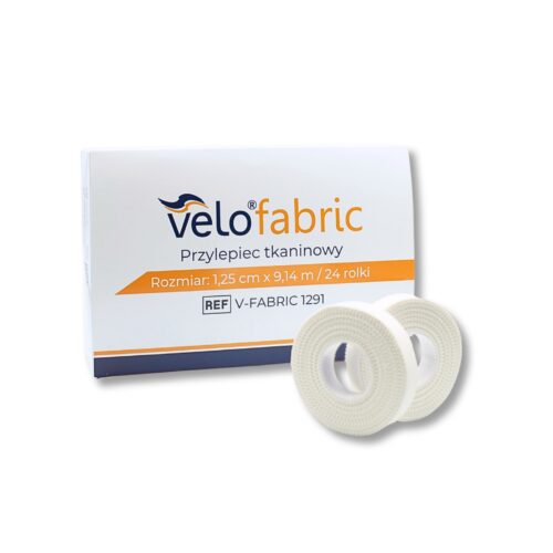 Przylepiec/ plaster  tkaninowy Velo Fabric 1,25 cm x 9,14 m x 24 szt