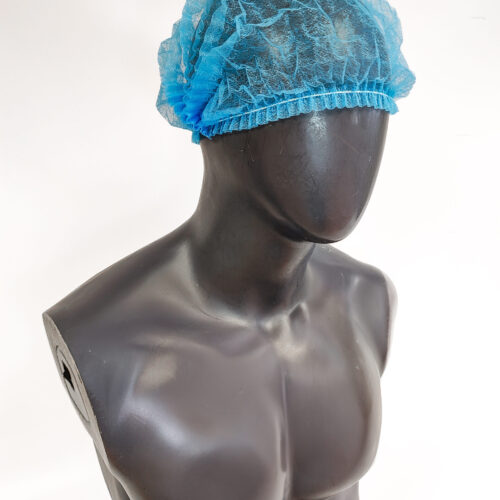 Czepek medyczny z włókniny 10g/m2 typu beret clip, niebieski x 100 szt