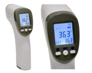 Termometr bezdotykowy elektroniczny na podczerwień TM-F03BB x 1 szt - Polmil - więcej niż opieka Techmed termometr na podczerwien