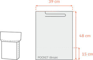 Śliniaki podfoliowane z kieszenią Fuksja Weber Pocket x 50szt - Polmil - więcej niż opieka pictograms pocket pl