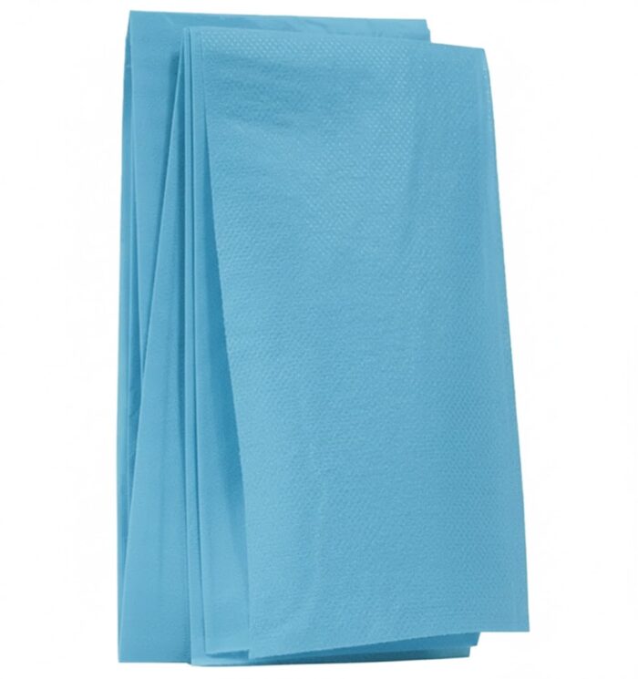 Serweta niejałowa z włókniny 25g/m2 jednorazowego użytku, niebieska 160x210  x 10 szt