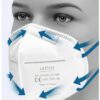 Półmaska filtrująca FFP2 Polskiej Produkcji White pakowana pojedyńczo x 1 szt