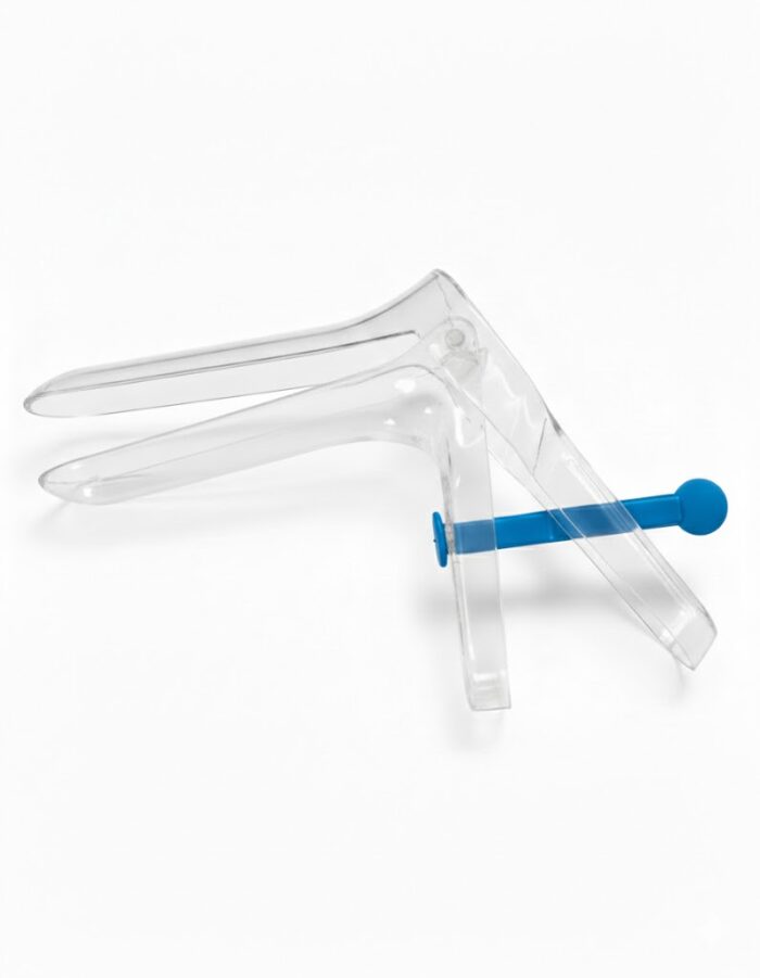 Wziernik ginekologiczny Cusco śruba niebieska centralna j.u. ST/PSM "S" <fi 24>  x 100 szt