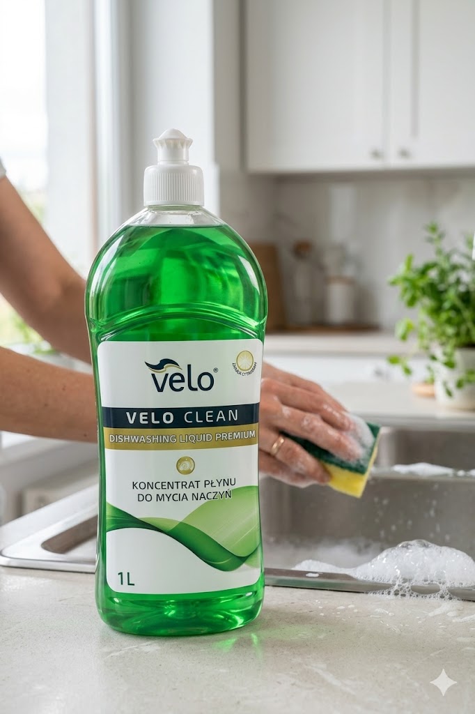 Koncentrat do Mycia Naczyń Velo Premium -zapach cytrusowy 1L