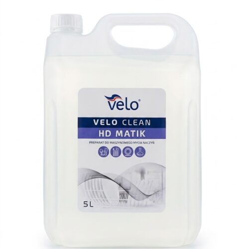 VELO CLEAN HD MATIK 5l - preparat do maszynowego mycia naczyń w płynie x 1 szt