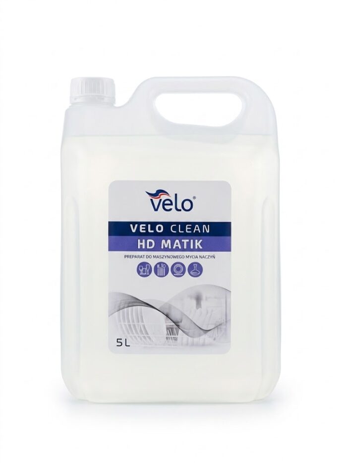VELO CLEAN HD MATIK 5l - preparat do maszynowego mycia naczyń w płynie x 1 szt