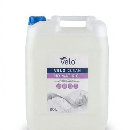 VELO CLEAN HD MATIK CL  20l - chlorowy preparat do maszynowego mycia naczyń w płynie x 1 szt