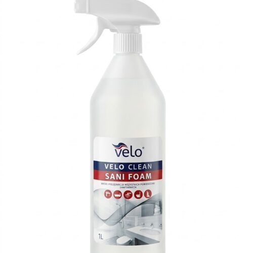 VELO CLEAN SANI FOAM ZAPACH WIŚNIOWY - 1l – mycie i pielęgnacja wszystkich powierzchni sanitarnych x 1 szt