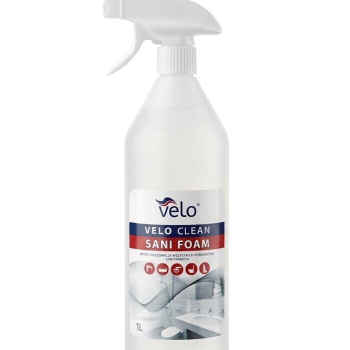 VELO CLEAN SANI FOAM ZAPACH WIŚNIOWY - 1l – mycie i pielęgnacja wszystkich powierzchni sanitarnych x 1 szt