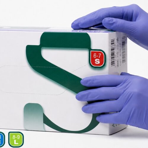 Rękawice Sempermed Velvet M (nowe Semper Care Skin2) zabiegowe nitrylowe bezpudrowe op. 200 szt