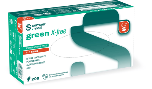 sempermed green x-free