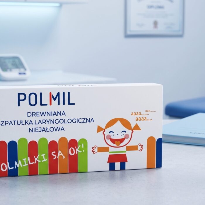 szpatułki drewniane niejałowe laryngologiczne