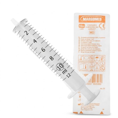 strzykawka dwuczęściowa margomed 10 ml