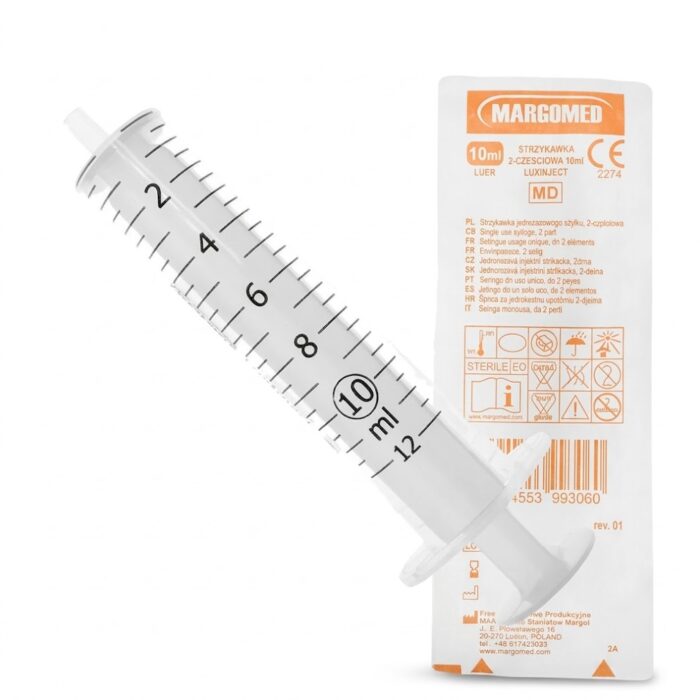 strzykawka dwuczęściowa margomed 10 ml strzykawka dwuczęściowa margomed 10 ml