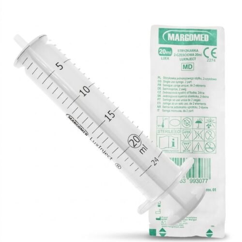 strzykawka dwuczęściowa margomed 20 ml